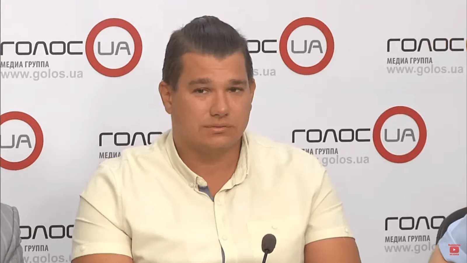 Arrest and deprivation of driver's license is an adequate punishment for drunk driving. Victor at the press conference of Voice of the People